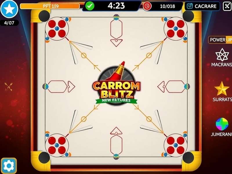 Carrom Turbo Blitz Star power-ups and special features